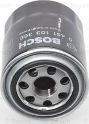 BOSCH 0 451 103 366 - Oljefilter xdelar.se