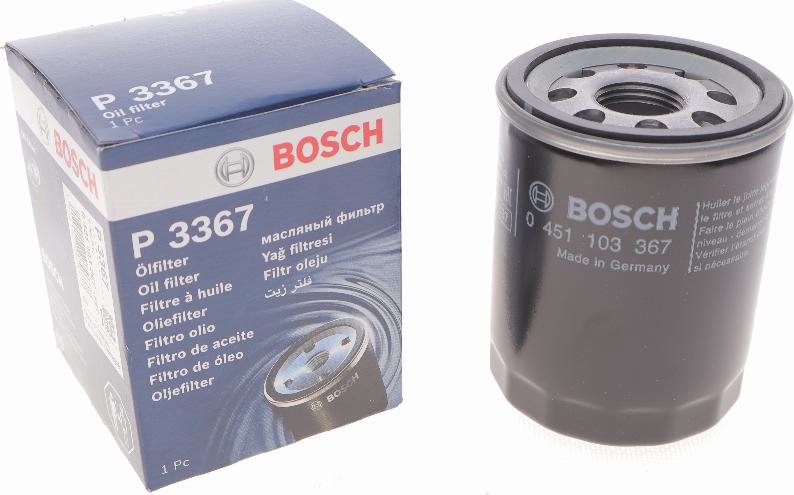 BOSCH 0 451 103 367 - Oljefilter xdelar.se