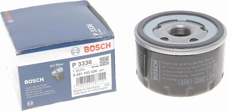 BOSCH 0 451 103 336 - Oljefilter xdelar.se