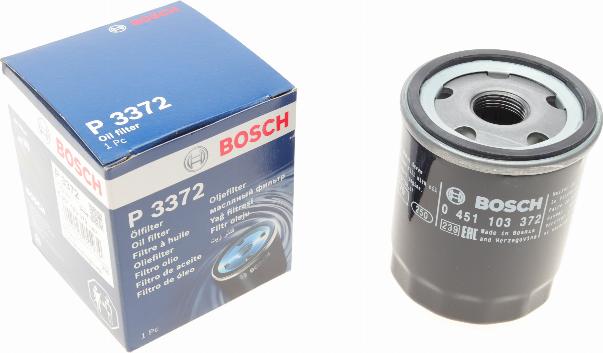 BOSCH 0 451 103 372 - Oljefilter xdelar.se