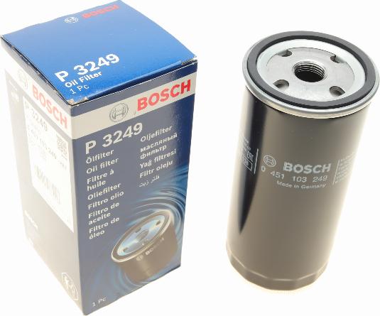 BOSCH 0 451 103 249 - Oljefilter xdelar.se