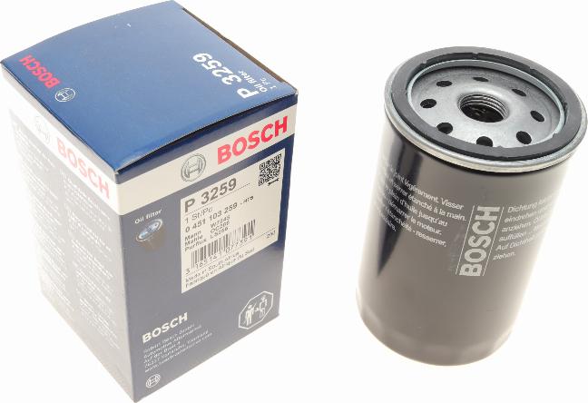 BOSCH 0 451 103 259 - Oljefilter xdelar.se