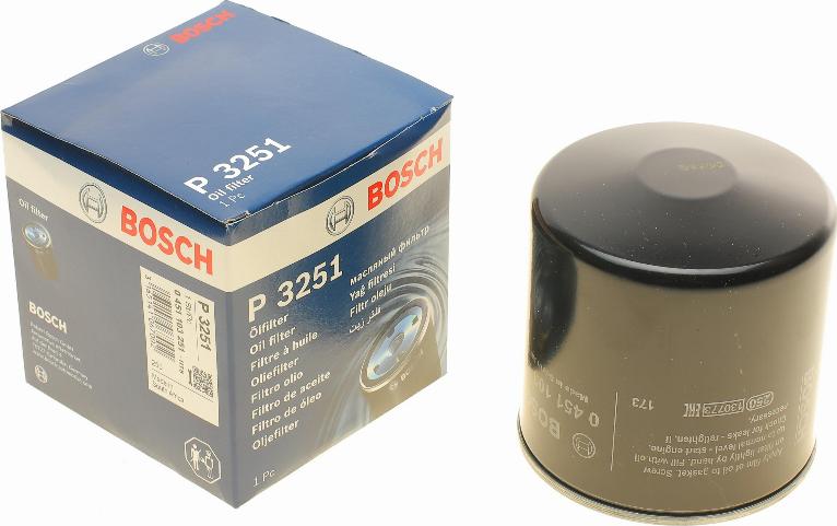 BOSCH 0 451 103 251 - Oljefilter xdelar.se