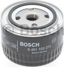 BOSCH 0 451 103 274 - Oljefilter xdelar.se