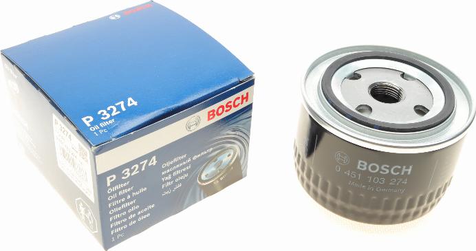 BOSCH 0 451 103 274 - Oljefilter xdelar.se