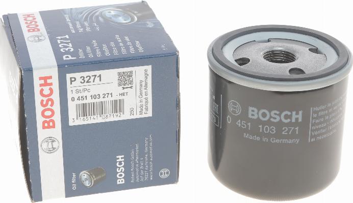 BOSCH 0 451 103 271 - Oljefilter xdelar.se