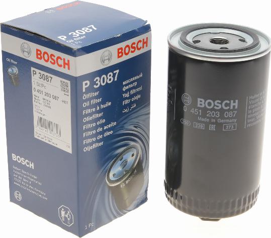 BOSCH 0 451 203 087 - Oljefilter xdelar.se