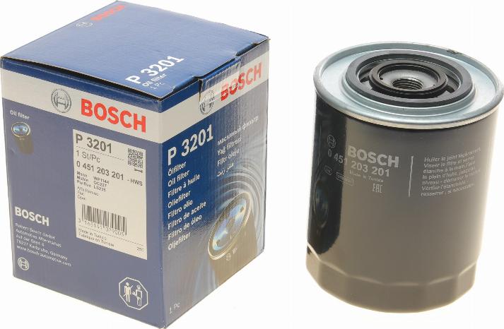 BOSCH 0 451 203 201 - Oljefilter xdelar.se