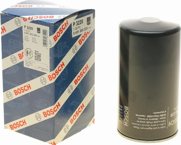 BOSCH 0 451 203 220 - Oljefilter xdelar.se