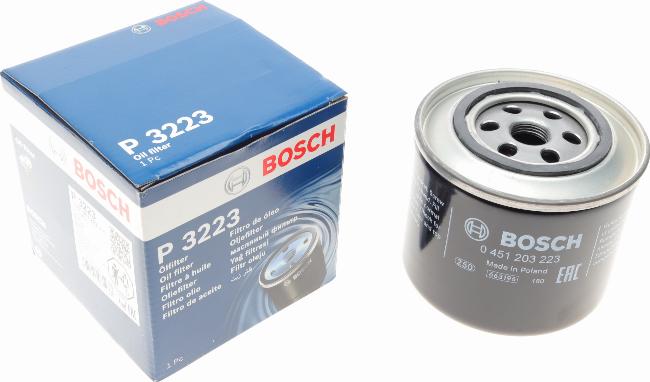 BOSCH 0 451 203 223 - Oljefilter xdelar.se