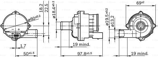 BOSCH 0 392 023 004 - Extra vattenpump xdelar.se