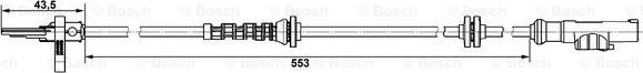 BOSCH 0 265 007 896 - ABS-givare xdelar.se