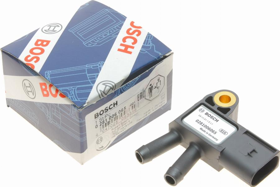 BOSCH 0 281 006 065 - Sensor, avgastryck xdelar.se