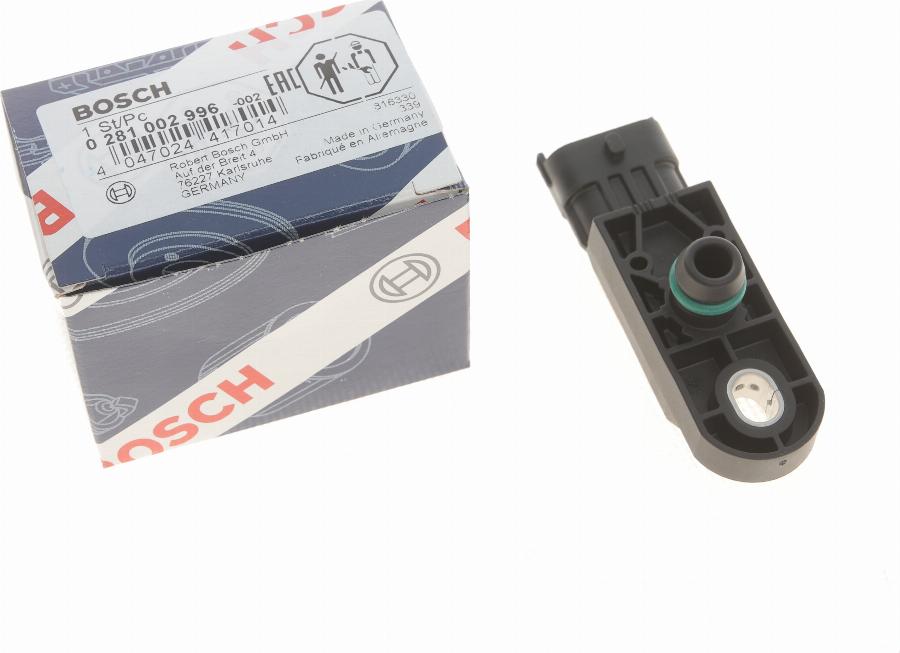 BOSCH 0 281 002 996 - Sensor, laddtryck xdelar.se