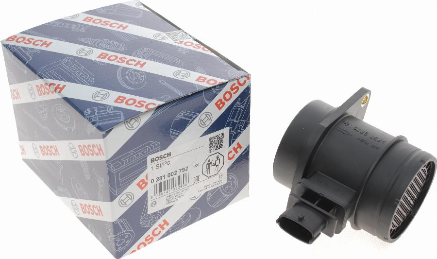 BOSCH 0 281 002 792 - Luftmassesensor xdelar.se