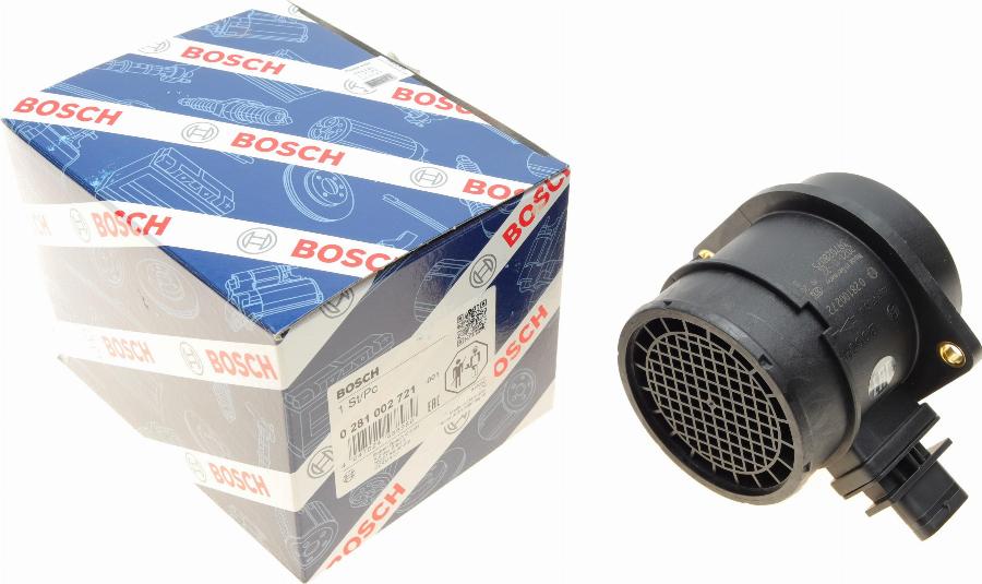 BOSCH 0 281 002 721 - Luftmassesensor xdelar.se