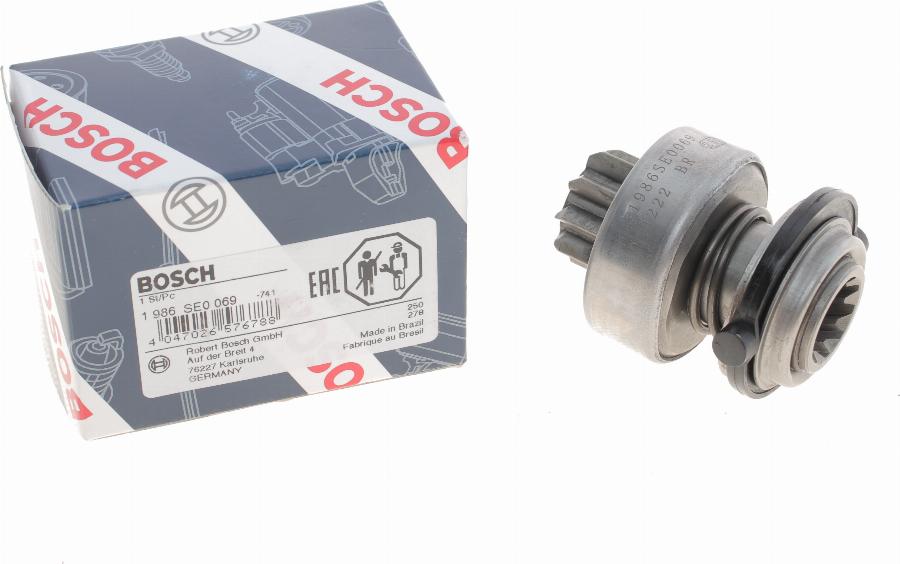 BOSCH 1 986 SE0 069 - Drev, startmotor xdelar.se