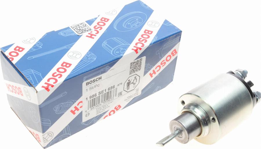 BOSCH 1 986 SE1 686 - Solenoid, startmotor xdelar.se