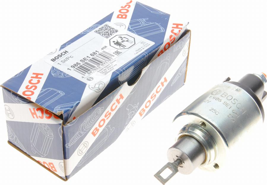 BOSCH 1 986 SE1 681 - Solenoid, startmotor xdelar.se