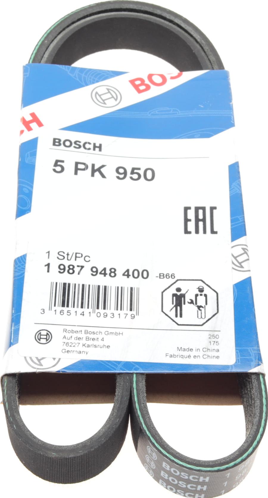 BOSCH 1 987 948 400 - Flerspårsrem xdelar.se