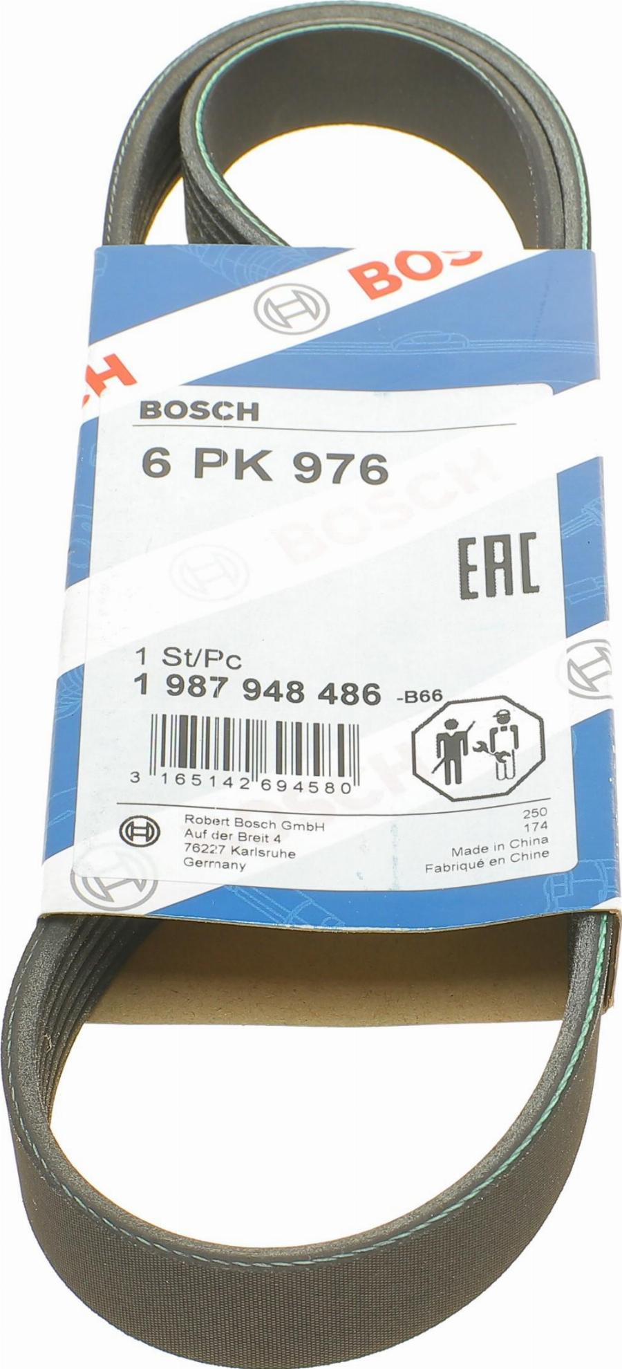 BOSCH 1 987 948 486 - Flerspårsrem xdelar.se