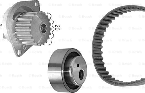 BOSCH 1 987 948 898 - Vattenpump + kuggremssats xdelar.se