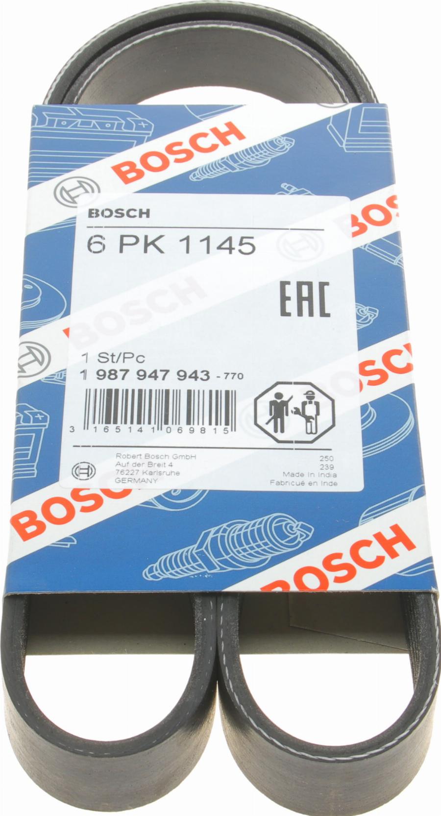 BOSCH 1 987 947 943 - Flerspårsrem xdelar.se