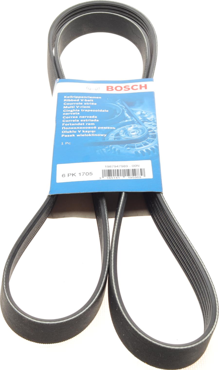 BOSCH 1 987 947 989 - Flerspårsrem xdelar.se