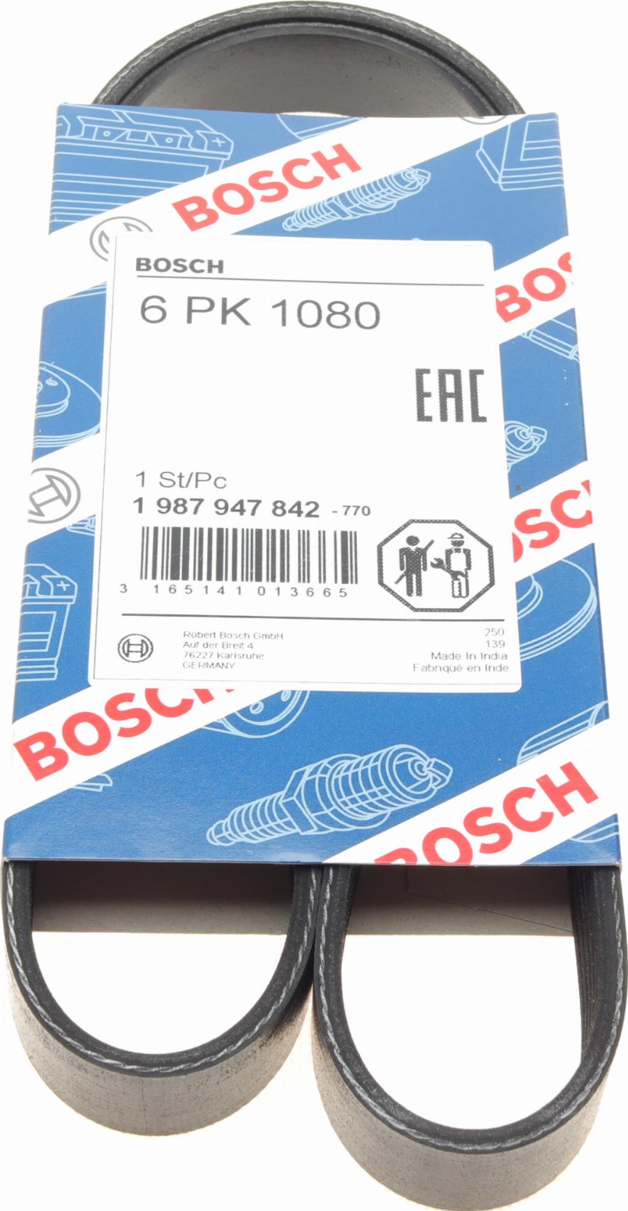 BOSCH 1 987 947 842 - Flerspårsrem xdelar.se