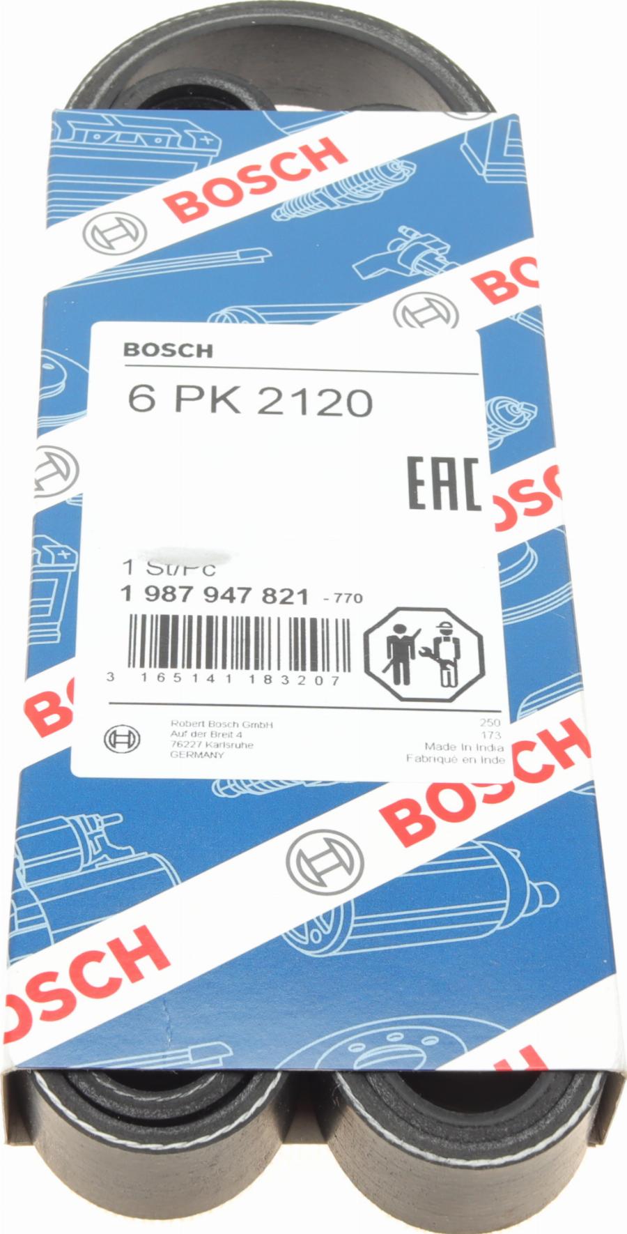 BOSCH 1 987 947 821 - Flerspårsrem xdelar.se