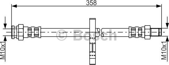 BOSCH 1 987 481 019 - Bromsslang xdelar.se