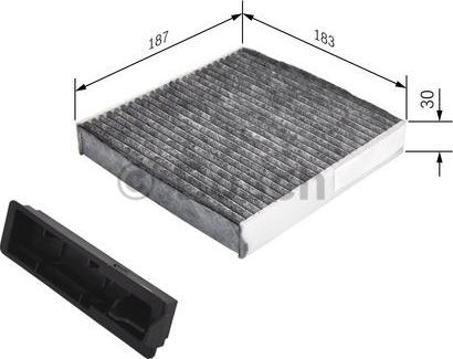 BOSCH 1 987 435 501 - Filter, kupéventilation xdelar.se