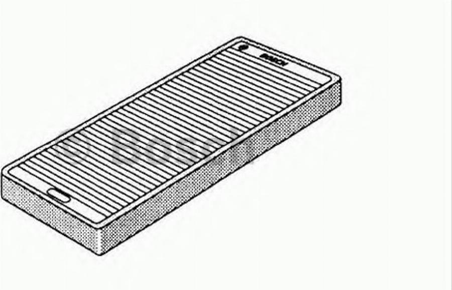 BOSCH 1 987 431 091 - Filter, kupéventilation xdelar.se