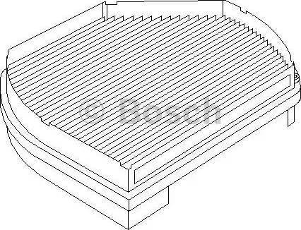 BOSCH 1 987 431 001 - Filter, kupéventilation xdelar.se