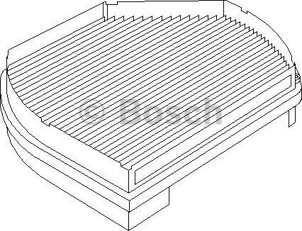 BOSCH 1 987 431 035 - Filter, kupéventilation xdelar.se