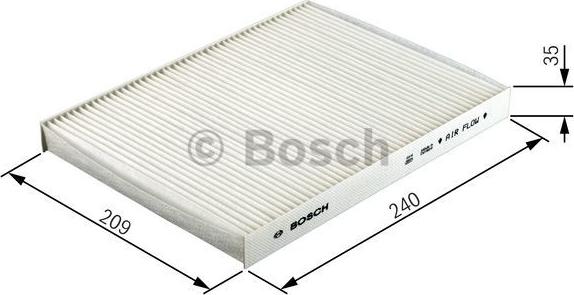 BOSCH 1 987 432 409 - Filter, kupéventilation xdelar.se