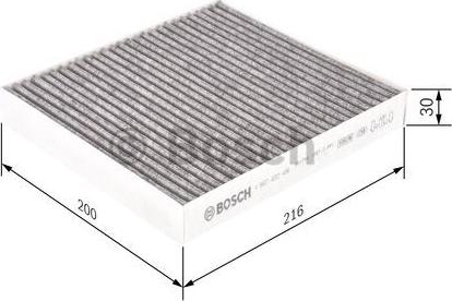 BOSCH 1 987 432 416 - Filter, kupéventilation xdelar.se