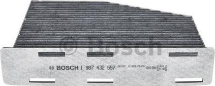 BOSCH 1 987 432 597 - Filter, kupéventilation xdelar.se