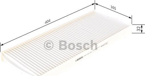 BOSCH 1 987 432 091 - Filter, kupéventilation xdelar.se