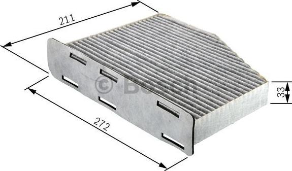 BOSCH 1 987 432 097 - Filter, kupéventilation xdelar.se