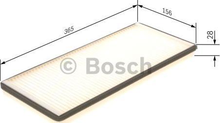 BOSCH 1 987 432 043 - Filter, kupéventilation xdelar.se