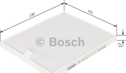 BOSCH 1 987 432 066 - Filter, kupéventilation xdelar.se