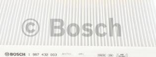 BOSCH 1 987 432 003 - Filter, kupéventilation xdelar.se