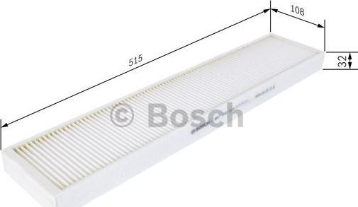 BOSCH 1 987 432 018 - Filter, kupéventilation xdelar.se