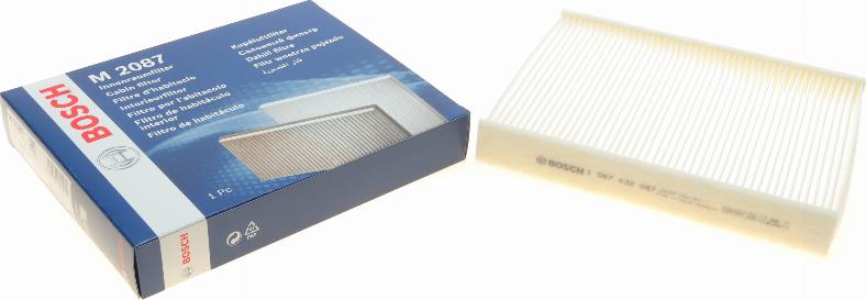 BOSCH 1 987 432 087 - Filter, kupéventilation xdelar.se