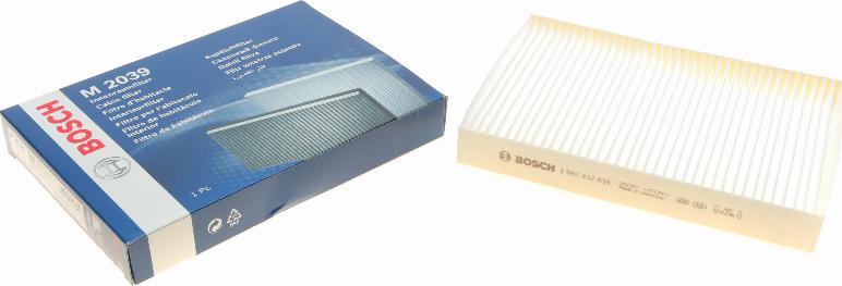 BOSCH 1 987 432 039 - Filter, kupéventilation xdelar.se