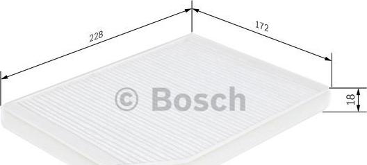 BOSCH 1 987 432 027 - Filter, kupéventilation xdelar.se