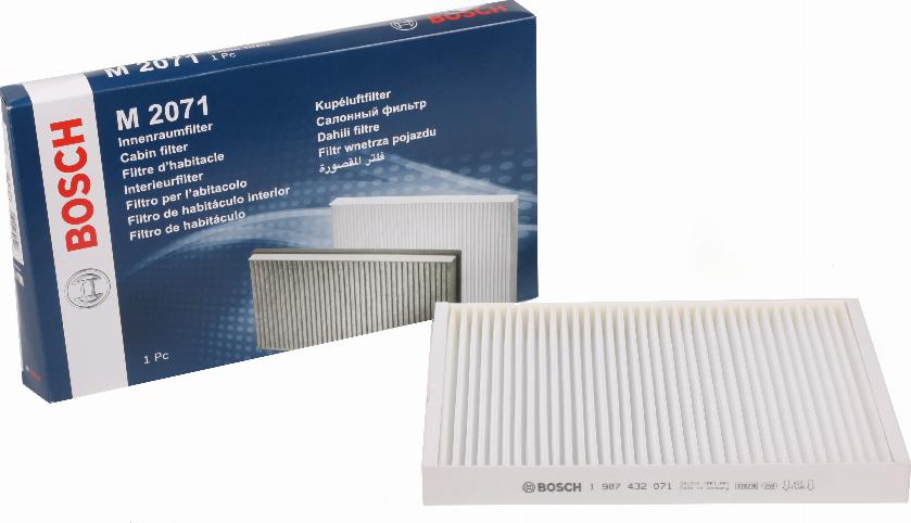 BOSCH 1 987 432 071 - Filter, kupéventilation xdelar.se