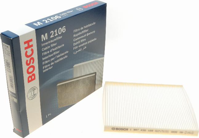 BOSCH 1 987 432 106 - Filter, kupéventilation xdelar.se