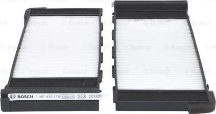 BOSCH 1 987 432 118 - Filter, kupéventilation xdelar.se